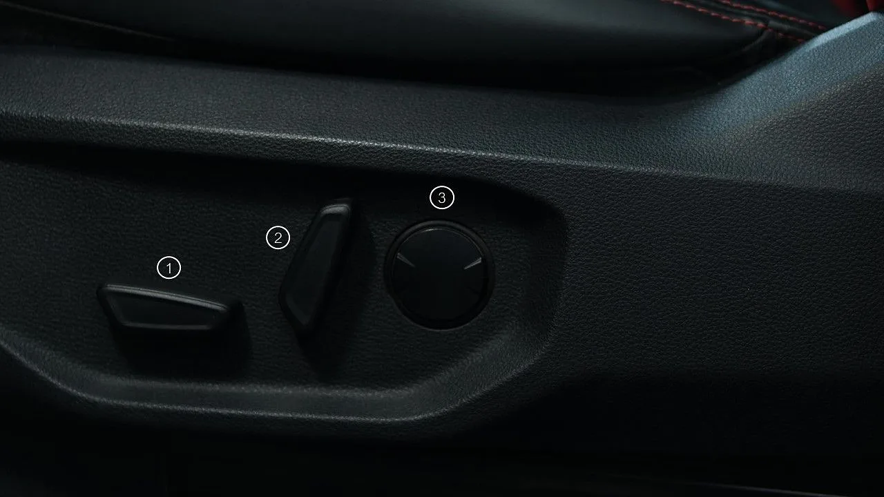 Asiento del conductor y acompañante con ajuste eléctrico