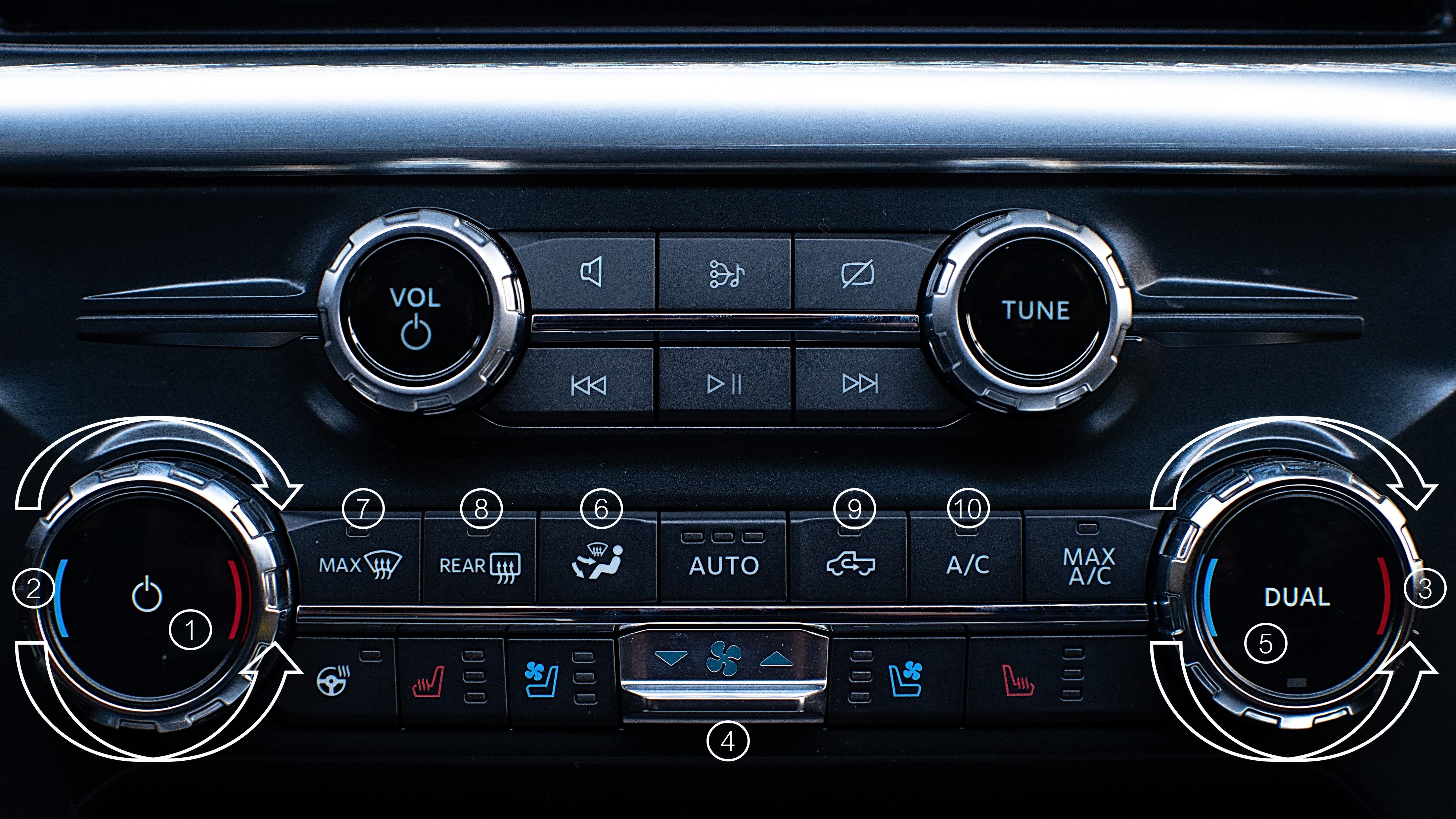 Climatizador automático digital doble zona