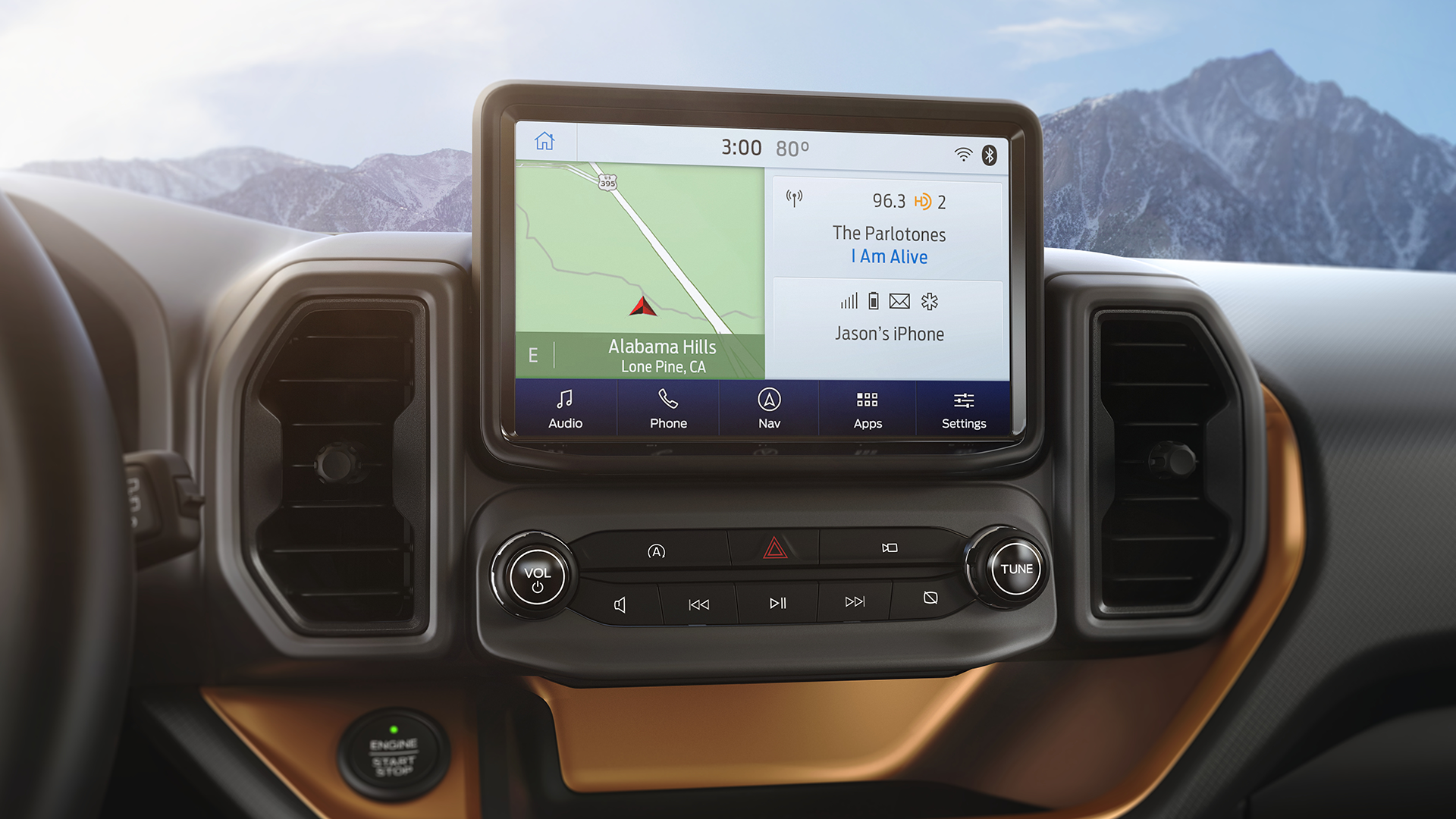 SYNC® 3.4 - Sistema de navegación satelital (GPS)