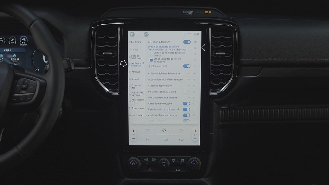 Control de Velocidad Adaptativo con Stop & Go y Centrado de Carril