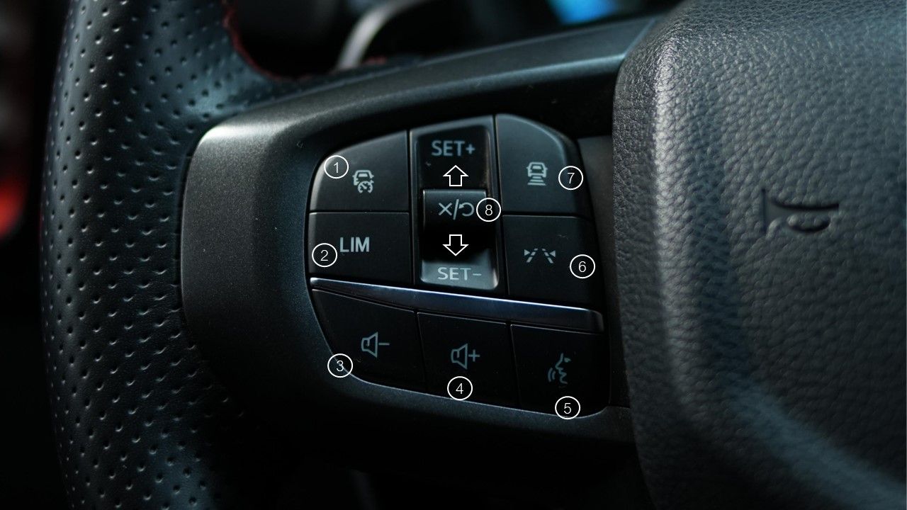 Volante Multifunción (comandos lado izquierdo)